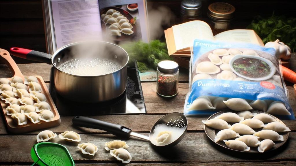 ile gotować pierogi mrożone